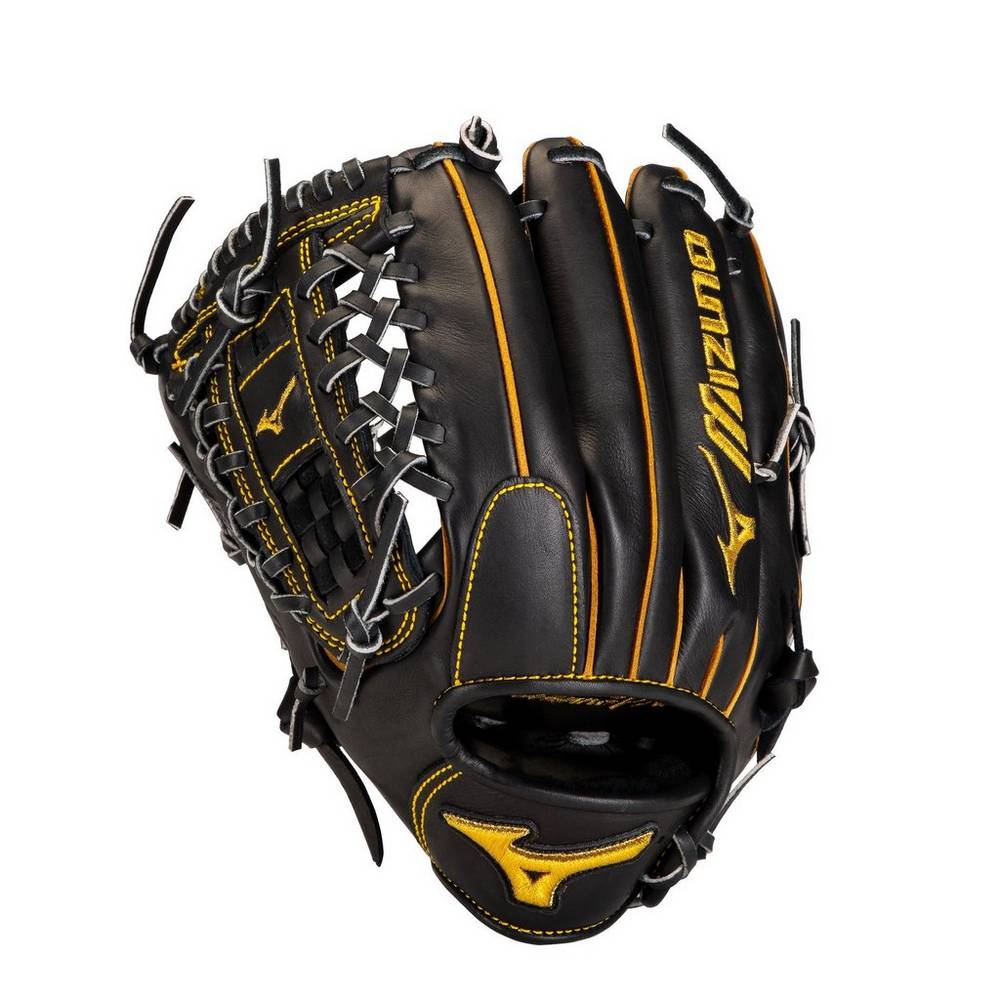 Damske Rukavice Mizuno Pro Pitcher’s 12" - Deep Pocket Baseball Čierne Vypredaj ZVFE48619